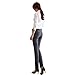 Soly Tech New Women Office Lady OL T-Shirt Working Business Nursing Career Tops Blouse White