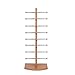 Plxixi Sunglasses Display Tabletop Soild Wood Eyewear Holder Eyeglass Collections Wooden Display Stand Rack (1 Set, Single Tower)