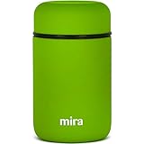 MIRA Lunch, Food Jar, Vacuum Insulated Stainless Steel Lunch Thermos, 13.5 Oz, Cactus Green