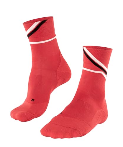 FALKE Calzini da corsa da donna RU4 Endurance W So Cotone Funzionale Antibolle 1 Paio, Rosso Scarlet 8070 Iconic, 35-36