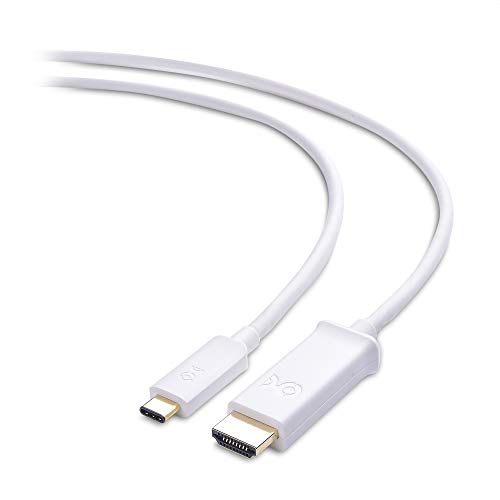 Cable Matters USB C to HDMI Cable (USB-C to HDMI Cable) Supporting 4K 60Hz in White 6 Feet - Thunderbolt 3 Port Compatible for MacBook Pro, Dell XPS 13, 15, HP Spectre x360, Surface Book 2 and More