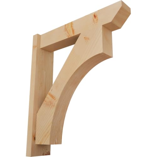 7 1/2"W x 24"D x 28"H Westlake Slat Smooth Outlooker, Western Red Cedar