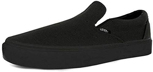 all black slip on trainers