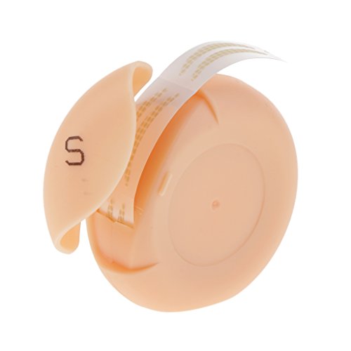 SunniMix 150 Pairs Large/Small Breathable Eyelid Tape Paste Super Invisible Double Eyelid Sticker - Orange S