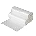 Aluf Plastics 20-30 Gallon Trash Bags - (Commercial 500 Pack) - Source Reduction Series Value High Density 10 Micron Gauge (equiv) - Intended for Home, Office, Bathroom, Paper, Styrofoam,Clear