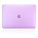 TOP CASE - Macbook Pro 13 WITHOUT Touch Bar (2017 & 2016 Release) 2 in 1, Rubberized Matte Hard Case Cover + Matching Color Keyboard Cover for MacBook Pro 13-inch A1708 without Touch Bar - Purple