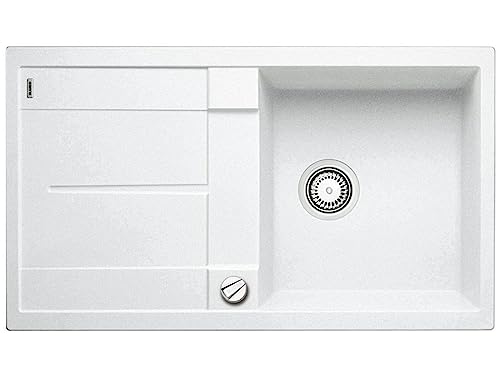 Blanco Metra Silgranit PuraDur Kitchen Sink,White (weiss),50cm Base Cabinet