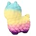 Echou Jumbo Sheep Squishy Cute Alpaca Galaxy Super Slow Rising Scented Fun Animal Toys (Colorful)