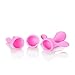 CalExotics Inspire Massager Kit - Body Wand Vibrator & Silicone Attachment Set for Couples – Adult Sex Personal Massager - Pink