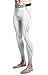 DRSKIN Men’s Compression Pants Tights Leggings Sports Baselayer Running Workout Active Athletic Gym Performance (XL, DW05) White