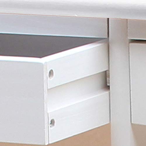 HomVent Small Kitchen Island Cart,Rolling Microwave Stand Baker Cart Trolley Table with 2 Drawer 3 Basket 3 Shelf for Kitchen Dining Room White