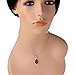 HolidayGiftShops Amber Jewelry for Women - Sterling Silver and Baltic Honey Oval Amber Pendant, Includes 925 Sterling Silver Chain - Sterling Silver Jewelry Collection, made in Poland