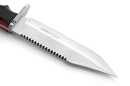 11.8IN Hunting Survival Knife 8Cr13 Wood Handle Tactical Army Fixed Blade Knives