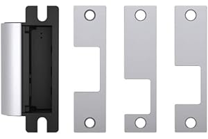 HES 1006CLB Complete Pac for Latchbolt Locks, Includes 3 faceplates (J, KD and KM), Satin Stainless Steel (630), Dual Voltage