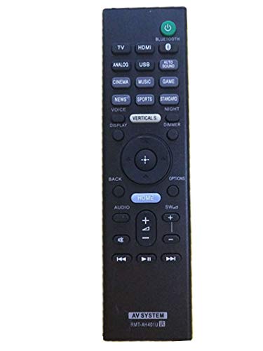 VINABTY RMT-AH401U RMT-AH401J Replaced Remote Control fit for Sony Audio System HT-XF9000 HT-X9000F SAWX9000F SA-X9000F SA-WX9000F