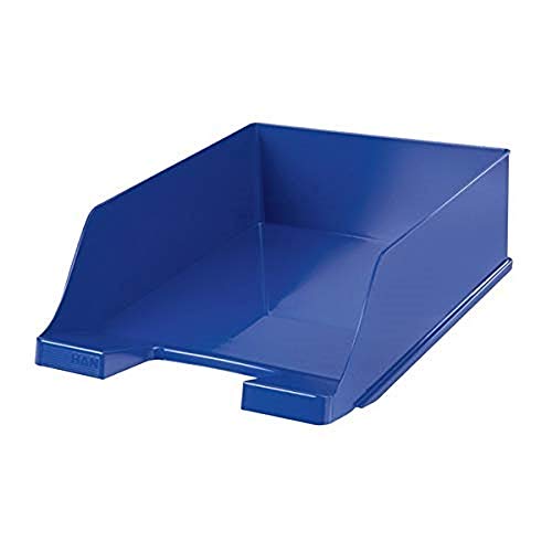 HAN 1047-14 Corbeille à courrier CLASSIC XXL, DIN A4 / C4, extra haut, empilable, bleu