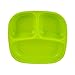 Re-Play 3 Count Divided Plates, Pink, Green, Sunny Yellow