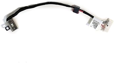 New Ac Dc-in Power Jack with Cable Harness Connector Socket for Dell Inspiron 15-5000 5551 5552 5555 5557 5558 5559 14-5458 5459 5455 5452 P51F P64G DC30100UD00 Vostro 3458 3558 3559 P65G 3559 17-5000