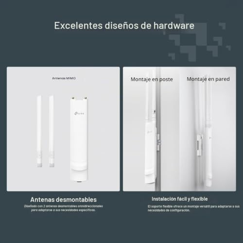 TP-Link Festa F41-Outdoor Access Point N300, Free Cloud Management, Passive PoE Support, IP65 Weatherproof for Outdoor Environments, Powerful Coverage