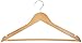 AmazonBasics Wood Suit Hangers - 30 Pack, Maple
