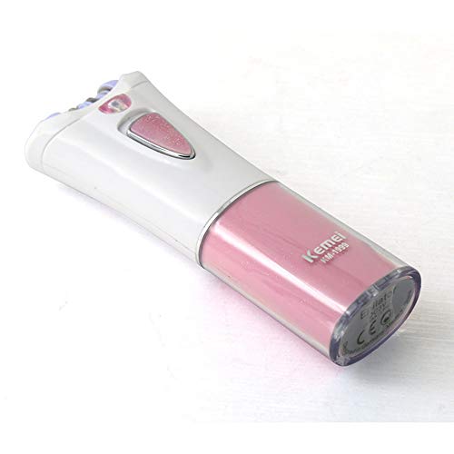 Hair Removal Device, Sdoo KEMEI mini Electric Epilator Lady Armpit Hair Shaver Travel Bikini Hair Removal (Pink) - Thumbnail 5