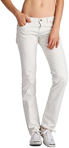 Denimbirds by Nudie Women's Jeans Birds Tight White Denim, Size 31W X 34L