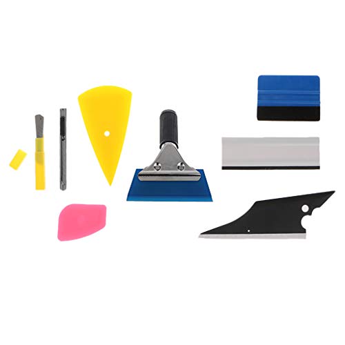 Itlovely 8Pcs Car Window Tint Wrapping Vinyl Tools Squeegee Scraper Applicator Kits Set - Thumbnail 7