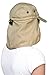 Top Level Fishing Sun Cap - Ear Neck Flap Hat, Khaki