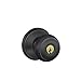 Schlage F51A GEO 716 Georgian Door Knob, Keyed Entry Lock, Aged Bronze