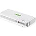 ZILU Smart Power 13000mAh Portable Charger External Battery Pack Backup Power Bank Dual USB for iPhone, iPad, Samsung and more, Retail Package, White