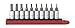 GEARWRENCH 10 Pc. 1/4