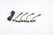 ZGAUTO Fits Tacoma TRD Grille LED Amber Lights with Fuse Adapter Fit for Tacoma TRD PRO Grill 2016 2017 2018 2019(4 Piece,Yellow)
