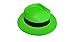 Party Hats, Neon Color Plastic Gangster Fedora Party Hats (48 Gangster Hats)