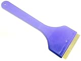 Brass Blade Ice Scraper Blue