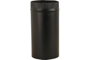 Imperial Manufacturing Group BM0111 6" X 24" Black Matte Stove Pipe