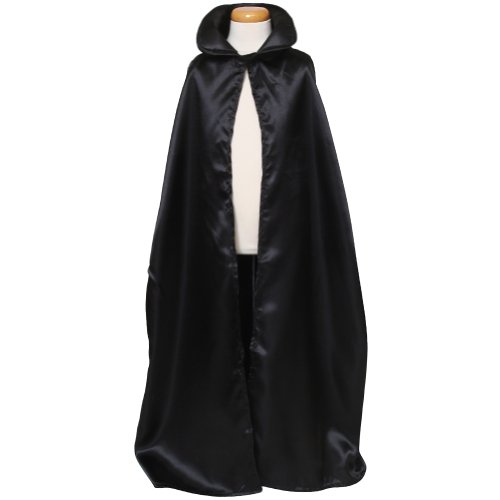 Kids 35" Black Satin Magician Cape