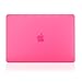 TOP CASE - 2017 & 2016 Macbook Pro 15 Case 2 in 1 Bundle, Rubberized Hard Case Cover + Matching Color Keyboard Cover for MacBook Pro 15-inch A1707 with Touch Bar ( Release 2017 & 2016 ) - Hot Pink