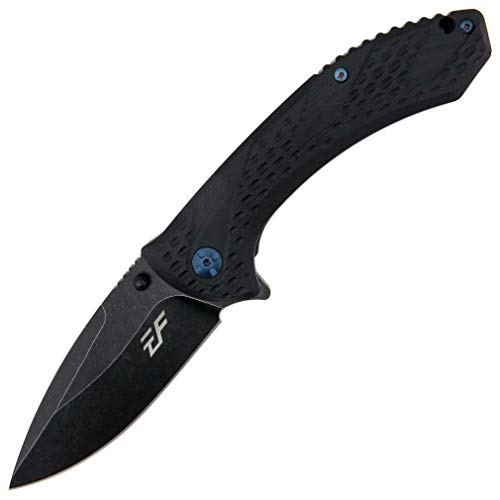 Eafengrow EF927 Pocket Knife D2 Steel Blade with BlackOxide Coating
