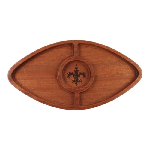 The Memory Company Officially Licensed Acacia Football with Round Center Servin…