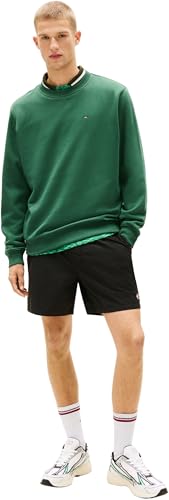 TJM Reg S Flag Crew Dm0Dm20741 Pull en Molleton pour Homme, Vert (pin ombré), M