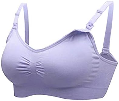 ShiFan Women's Comfortable Wire Free Crop Maternity Nursing Padded Bra Sleep Breastfeeding Bras