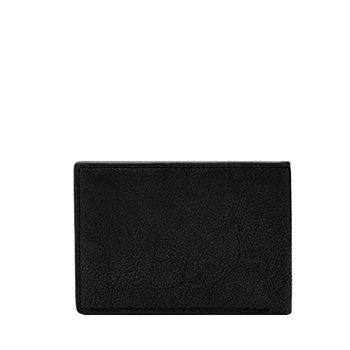 Fossil Men's Steven Leather Slim Minimalist Bifold Front Pocket Wallet