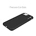 iPhone 8 Case/iPhone 7 Case, CaseCrown Lux Glider Case (Matte Black) w/Matte Finish & Felt Interior