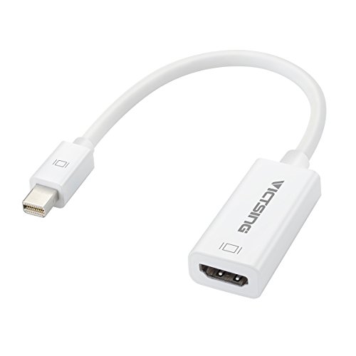 VicTsing Mini DisplayPort DP Thunderbolt to HDMI HD TV AV Cable Lead Adapter for Apple Macbook Air, MacBook, Macbook pro, mac mini, iMac-White