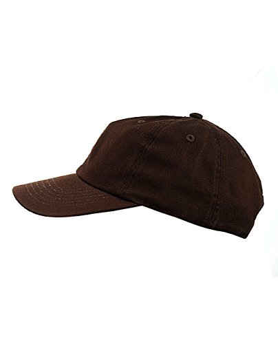 NYFASHION101 Unisex Adjustable 6-Panel Low-Profile Baseball Cap LOW100- Brown