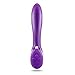 G-SPOT Silicone Electric Vibrator – HIPLAYGIRL 12 SPEEDS Warming Vibrating Sex Toys, USB Rechargeable Clitoris Vagina Stimulator Adult Sex Massager for Sex Games – Purplethumb 1