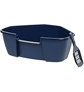 IRIS Large Corner Litter Box with Scoop