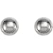 Titanium Ball Piercing Earrings Pair in 4mm - Hypoallergenic For Sensitive Ears