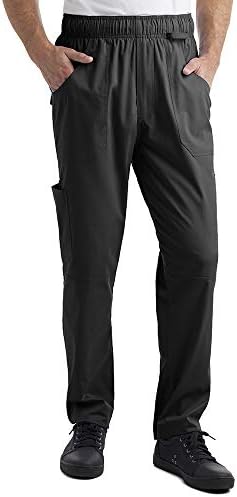 Men’s Stretch Cargo Chef Pant (XS-3X, Black)