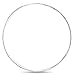 Hoop 925 Sterling Silver Earrings. 40mm - 1.20 Inch Diameter Made in Italy